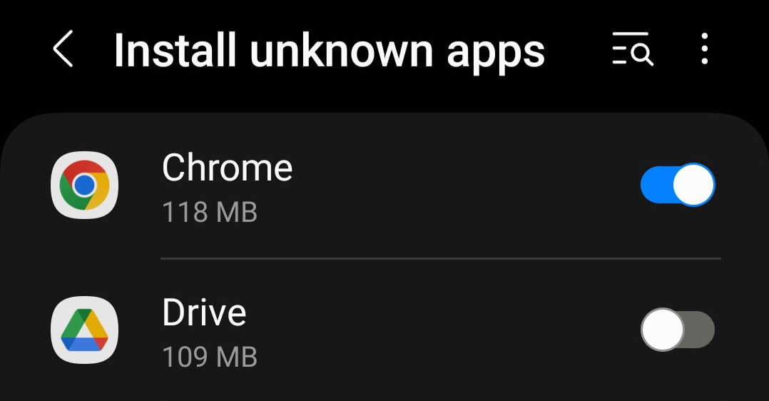Instalovat neznámé aplikace | Nastavení Instalovat neznámé aplikace | Nastavení